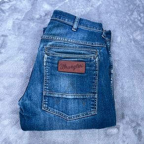 Wrangler Spencer Mens Jeans W31 L33 Blue Denim Classic Button Fly