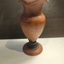 Vintage 10" Burr Walnut Vase Image 2