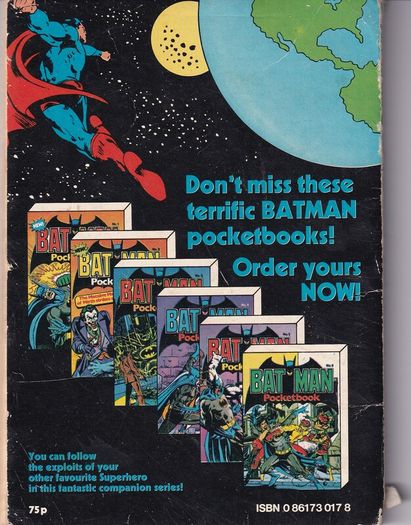 Superman Pocketbook #12 The Man Who Stole Supermans Eyes 1979 Egmont Publishing