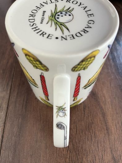 Golf Bone China Mug