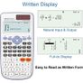 Scientific Calculator 417 Function 2 Line 10+2 Digits Written Display Solar Scientific Calculator Image 5