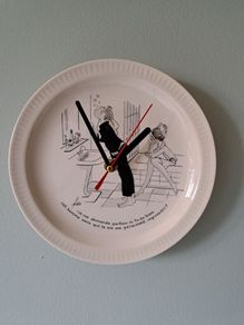 Vintage french plate clock