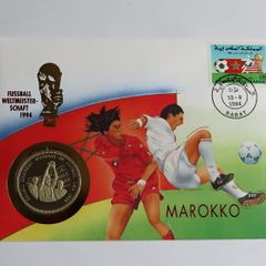 USA WORLD CUP1994 Morocco Coin Cover Vintage