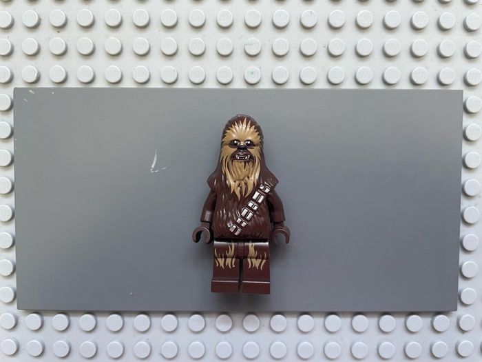lego star wars sw1253 Chewbacca - Dark Brown, Medium Nougat Face Fur, Dark Tan Leg Fur minifigure