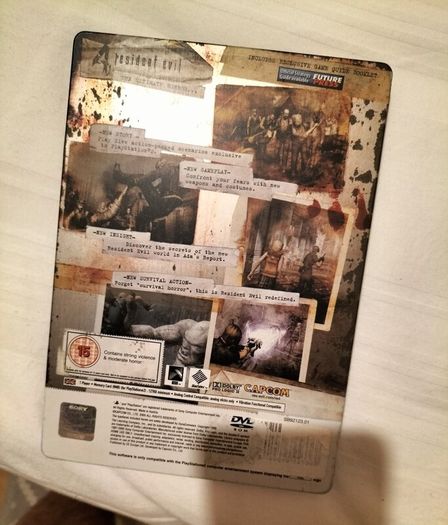 Resident Evil 4 collectors tin Steelbook PS2 PlayStation