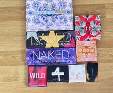 Eyeshadow palettes Pat McGrath, Urban Decay, Victoria Beckham Beauty, Fenty, Huda