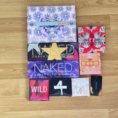 Eyeshadow palettes Pat McGrath, Urban Decay, Victoria Beckham Beauty, Fenty, Huda
