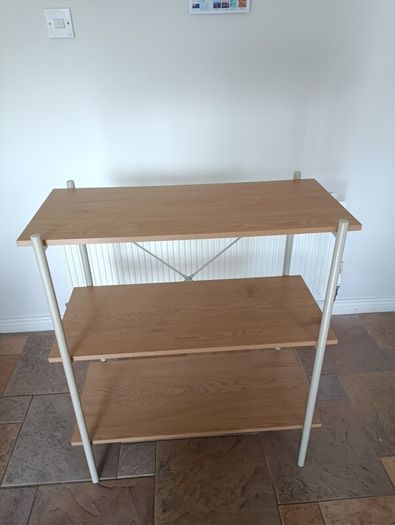 3 tier shelving unit 80 x 35 x 90 cm