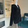Black Snaggle Ladies Hooded Fleece from Mountain Warehouse Image 6