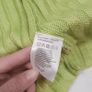 Ichi Lime Green Hooded Ribbed Knit Open Front Cardigan Size M Image 4