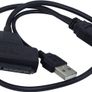 SATA to USB Cable USB 2.0 to Sata 7+15 22 Pin Adapter External USB Power Supply For 2.5'' Ssd Hdd Hard Disk Drive HDD Converter Image 2
