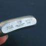 EDWARDIAN  Silver Plate Whiskey Flask _stamped 1901-1919  4" Image 3
