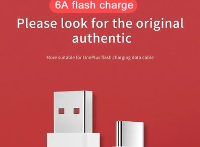 OnePlus Dash Charge Cable 1.8M/6FT 65W USB C Cable Warp Charge for OnePlus Nord 2 Nord CE 2 11 10 Pro 8 Pro 7T Pro 7 6T 5