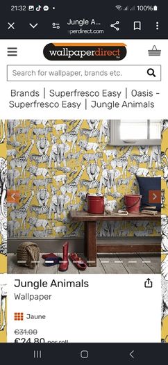 Wallpaper 52cm x 10m 4 rolls