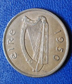Ireland 1950 1d Penny coin