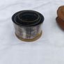 Collapsible Campaign Horn Tot Cup with Original Leather Case. Image 3