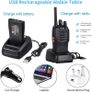 2Pcs Walkie Talkies Rechargeable, Walkie Talkies for Adults Professional Long Range 16CH Two Way Radio, Supports Hand Free VOX Function with LED Light Earpieces for Outdoor, Image 7