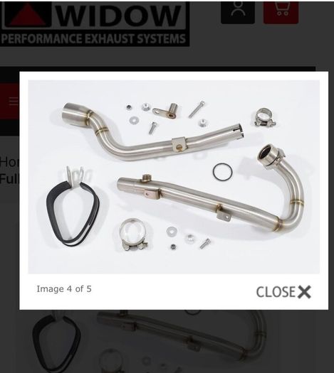 Black Widow Exhaust System - Honda CRF 300 L 2021