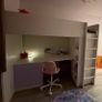 ikea loft bed (no mattress or pink chair) Image 2