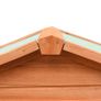 Rabbit Hutch Solid Pine & Fir Wood 310x70x87 cm Image 5