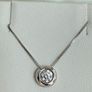 18 Carat White Gold Diamond Necklace. Never worn. Bought in Murphy Jewellers Kilkenny. Image 2