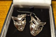 Vintage Theatre Mask Earrings