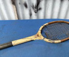 vintage Hubble and Freeman tennis racket