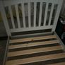 Beautiful Grey Single Wooden Bed Frame - Can Deliver Image 3