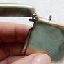 Vintage Silver Plated Vesta Case Matchsafe Irish Connemara Shamrock Lucky Image 4