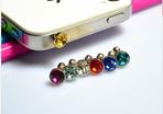 Brand new 8 pack of diamond plug in dust covers for phone and tablets
