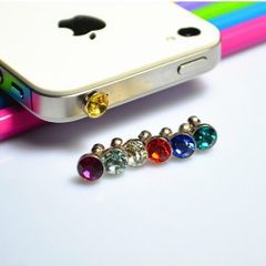 Brand new 8 pack of diamond plug in dust covers for phone and tablets