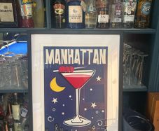 Manhattan Cocktail Print