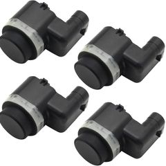 4Pcs Front and Rear PDC Parking Sensors, Black Bumper Parking Assist Sensor Replacement for Ford Galaxy Mondeo MK4 S-Max Replacement for Volvo C30 S40 S60 V40 V50 V60