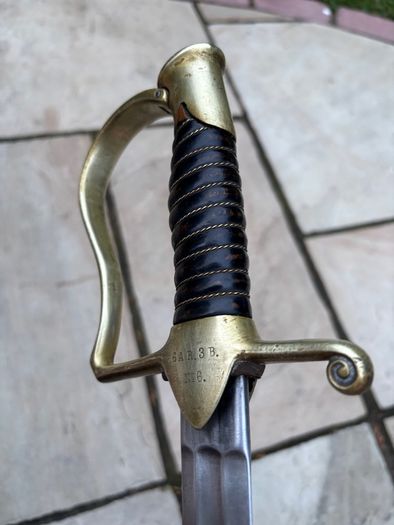 Swedish Artillery sword