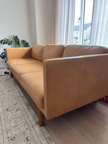 Leather sofa