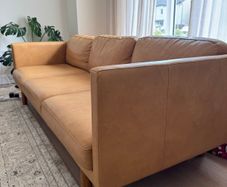 Leather sofa