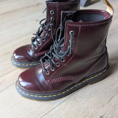 Dr. Martens AirWair 1460 Vegan Lace Up Boots UK6 / EU39 - Cherry Red - Like new