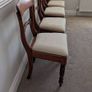 Regency dining room chairs x4 Image 7