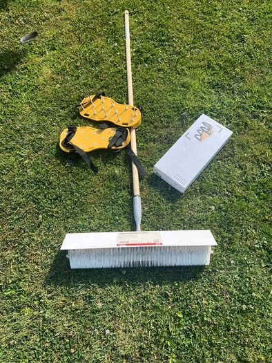 Floor Levelling spike Roller & Aerator shoes