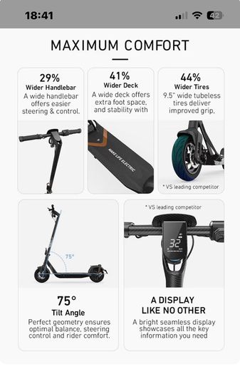 NEW e-scooter LIGHTWEIGHT 12kg!!! NIU KQiAir 25km/h FOLDABLE 50km range FAST CHARGING wide deck, handlebars and tires