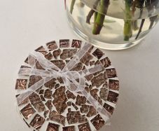 Gold Tile Mosaic Coasters