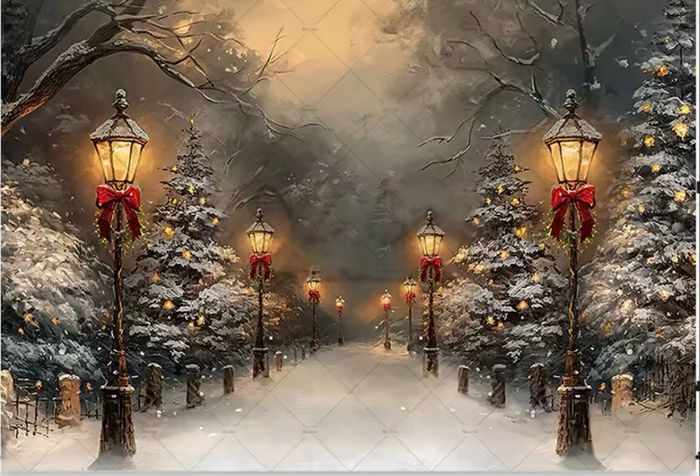 Christmas photography backdrop