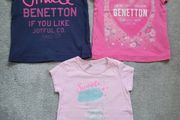 Benetton Girl's T-shirts, size: 1-2 years