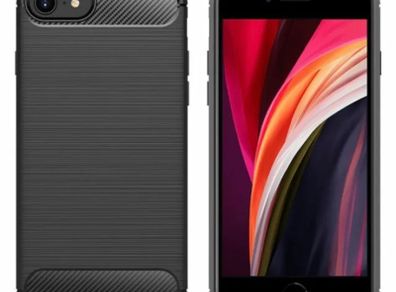 Case For Apple iPhone 7, 8, SE 2020, SE 2020, Carbon Fibre Effect Back Cover