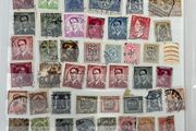 An Post Irish 16 Page Stamps Stock Book with used stamps from America to Cayman Islands