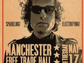 Bob Dylan Manchester Free Trade Hall 1966 Vintage Poster Replica