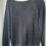 Vila black rose gold v-neck metallized top size 12 to 14 Image 5