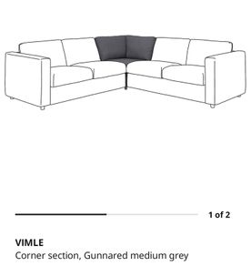 Vimle corner section