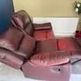 recliner 2 seater leather sofa Image 2