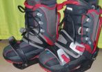 Snowboarding Cycab boots and bindings